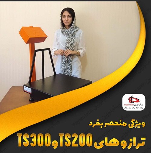 ترازوهای پیام توزین TS200 و TS300